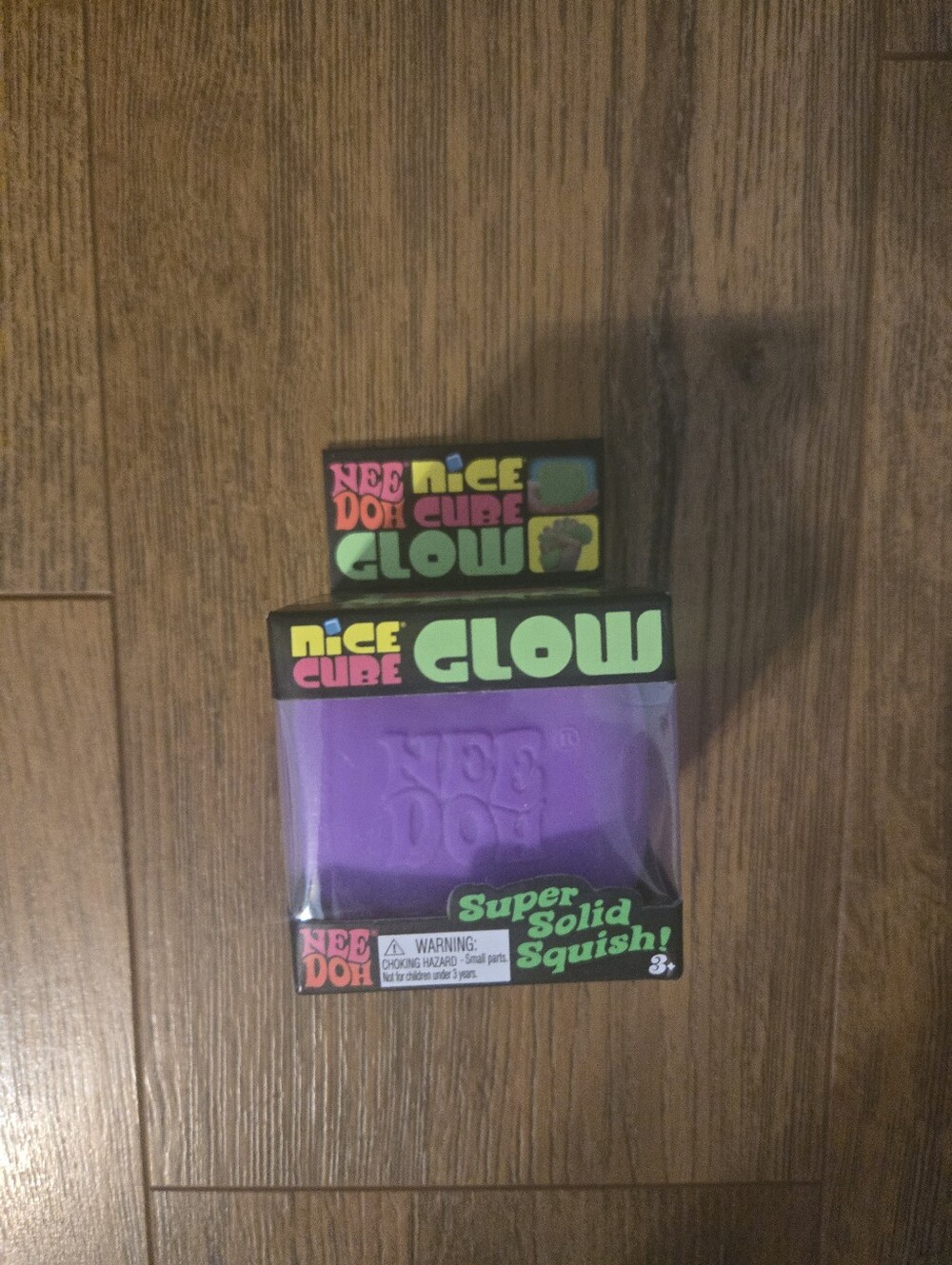 NeeDoh Glow Cube purple
